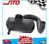 MARMITTA SCARICO TERMINALE NERA OPACA SITO TIPO ORIGINALE LML STAR 125 150 2T