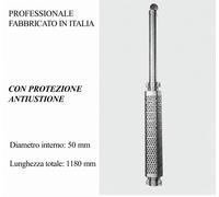 Marmitta scarico trattore con protezione, parapioggia DIAMETRO 50 PROFESSIONALE