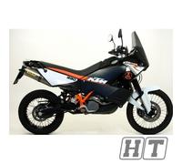 Marmitta Set in alluminio Race-Tech, end CARBON CAP freccia con ABE