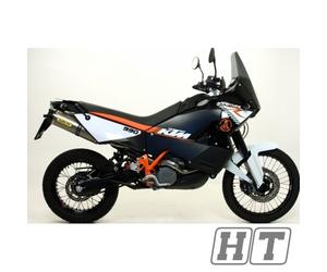 Marmitta Set in alluminio Race-Tech, end CARBON CAP freccia con ABE