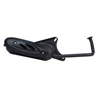 MARMITTA SILENT PRO BLACK APRILIA SCARABEO 2T EU2 MOTORE PIAGGIO 50 2010 2012