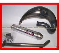 MARMITTA + SILENZIATORE ALLUMINIO GIANNELLI APRILIA SX 125 2008 54057 + 54658