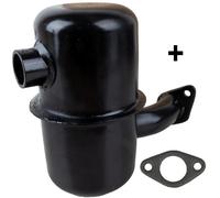 Marmitta Silenziatore Lombardini IM300-350-Altezz. 152mm-Interasse 48mm-5460.522