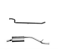 MARMITTA SILENZIATORE POSTERIORE TUBO compatibile per FIAT PANDA 1100 4X4 DAL 1991 AL 2000