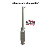 MARMITTA SILENZIATORE TRATTORE FIAT ATTACCO Ø 60 L=1320 MM COMPLETA 4 cilindri