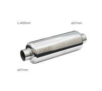Marmitta Silenziatore Universale con Uscita Rotonda 57mm Simoni Racing ESR UNIV