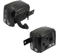 Marmitta sileziatore motore Loncin trattorino HP 12,5 15,5 16,5 CC. 413 432 452