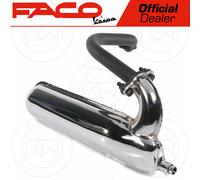 MARMITTA SILURO FACO CROMATA PER VESPA 125 PRIMAVERA - ET3
