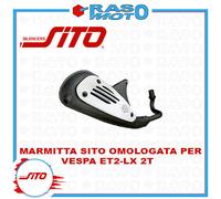 Marmitta SITO PLUS per scooter 50 Piaggio/Aprilia 2t 0264