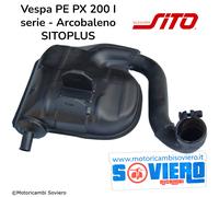 Marmitta Sito PLUS Vespa PE PX 200 I serie - Arcobaleno SITOPLUS