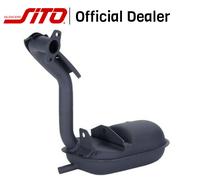 MARMITTA SITO VESPA 50 V COMPLETA DI GUARNIZIONE E CANDELA