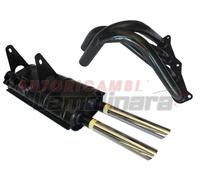 Marmitta Sportiva + Collettore Fiat 850 spider coupe ABARTH scarico Tubi Piccoli