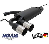 Marmitta Sportiva Terminale Scarico 2x76mm AUDI A3 8P 1.8 2.0 TFSI 2004-2011