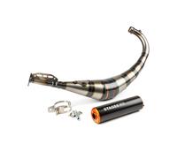 Marmitta Stage6 Streetrace CNC arancio / nero Derbi / Minarelli AM6