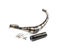 Marmitta Stage6 Streetrace CNC blu / nero Derbi / Minarelli AM6