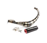 Marmitta Stage6 Streetrace CNC rosso/nero Derbi/AM6