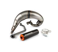 Marmitta Stage6 Streetrace montaggio alto CNC arancione / nero Beta RR 2012 / HM / Vent