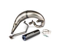 Marmitta Stage6 Streetrace montaggio alto CNC blu / nero Sherco SE / SM