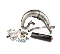 Marmitta Stage6 Streetrace rosso/nero Derbi Senda