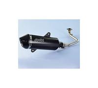 POLINI Maxi-Scooter Exhaust-Black Aluminium Sym per Moto Ricambi Ciclomotore