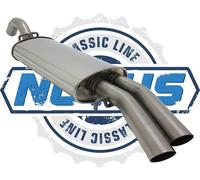 Marmitta Terminale Silenziatore ACCIAIO INOX Oldtimer Golf 2 GTi 1.8 16V 95 102