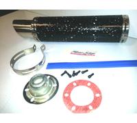 MARMITTA TERMINALE SILENZIATORE PER AUTO CROSS SPECIAL MOTO ENDURO CROSS UNIVERS