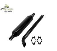 Marmitta Trattore Silenziatore Adattabile trattore Fiat 5157240 4997325 d.46 KIT