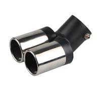 Marmitta Turbina Per Modifica Auto Fischio Scarico Generale Uno Su Due Scatola In Acciaio Inossidabile Terminale Di Scarico Silenziatore Tubo Scarico(Curved s)