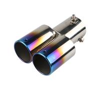 Marmitta Turbina Per Modifica Auto Fischio Scarico Generale Uno Su Due Scatola In Acciaio Inossidabile Terminale Di Scarico Silenziatore Tubo Scarico(Face b)