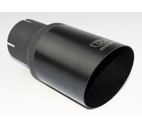 Ulter Sport - Terminale di scarico universale punta silenziatore tonda 90 mm lunghezza 120 mm