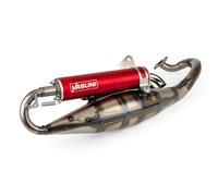 Marmitta Yasuni R Derbi Atlantis / Peugeot orizzontale AC fortuna red