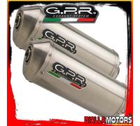 MARMITTE GPR YAMAHA BT BULLDOG 1100 1100 2002-2007 OMOLOGATO SATINOX Y.61.SAT