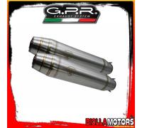 Gpr Exhaust Systems Deeptone Inox Cafè Racer Silencer Without Link Pipe Xj 600 Diversion 84-91 Homologated Muffler Argento Homologated