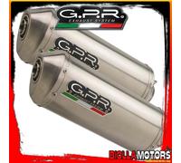 Gpr Exhaust Systems Silenziatore Omologato Slip On Satinox Dual Xt 660 Z Tenere 08-16