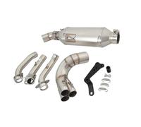 Marmitte Moto Compatibile Con Yamaha Per XSR900 2022 2023 Per Tracer 9 GT 2021-2023 Tubo Collegamento Centrale Anteriore Contropressione Scarico Motocicletta Silenziatore Per Fuga