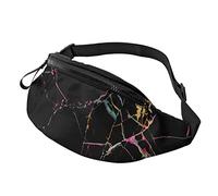 Marmo al neon Borsa in vita per donna Uomo Borsa in vita sportivo casual leggero per allenamento all'aperto Viaggi Corsa Bicicletta