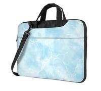 Marmo Azzurro Con Vene Bianche Laptop Bag Custodia Per Computer Portatile 15.6 Pollice Borse Per Computer Imbottito Della Copertura Del Manicotto Per Le