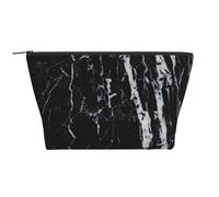 Marmo Bianco E Nero, Borsa da toilette Borsa per trucco Borsa per cosmetici Borsa da toilette da viaggio portatile
