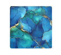 Marmo Blu Royal Verde Borsa Cosmetica Autoadesiva Panno Cosmetico Borsa Da Viaggio Organizzatore Avvolgere Obiettivo Macchina Fotografica Panno Wrapper Per Articoli da toeletta Dimensioni 55,1 x 55,1