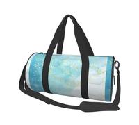 Marmo liquido blu, Borsone da viaggio di grande capacità Borsa rotonda Borsa da viaggio sportiva Borsa da viaggio Borsa da fitness