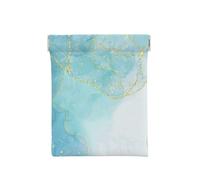 Marmo liquido blu, Spremere il portafoglio superiore da donna Borsa portaoggetti Piccola portamonete Portamonete