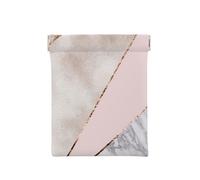 Marmo misto oro rosa impiombato, Spremere il portafoglio superiore da donna Borsa portaoggetti Piccola portamonete Portamonete