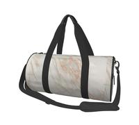 Marmo oro rosa marmorizzato rosa cipria metallizzato, Borsone da viaggio di grande capacità Borsa rotonda Borsa da viaggio sportiva Borsa da viaggio Borsa da fitness