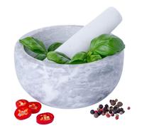 Marmo Pestello & Malta Ciotola Smerigliatrice Cucinare Cottura Erbe Aglio Sale