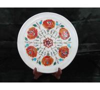 Marmo Piastra Inserto Lavoro Sassi Pietra Dura Arte Handmade Arredo Casa E