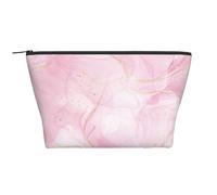 Marmo rosa pastello, Borsa da toilette Borsa per trucco Borsa per cosmetici Borsa da toilette da viaggio portatile