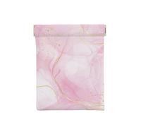 Marmo rosa pastello, Spremere il portafoglio superiore da donna Borsa portaoggetti Piccola portamonete Portamonete