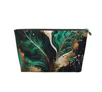 Marmo verde smeraldo, Borsa da toilette Borsa per trucco Borsa per cosmetici Borsa da toilette da viaggio portatile
