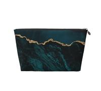 Marmo Verde Smeraldo L E Scapi, Borsa da toilette Borsa per trucco Borsa per cosmetici Borsa da toilette da viaggio portatile
