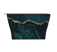 Marmo Verde Smeraldo L E Scapi, Borsa da toilette Borsa per trucco Borsa per cosmetici Borsa da toilette da viaggio portatile